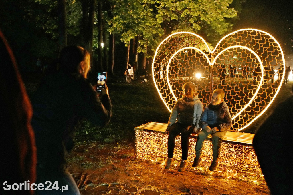 Festiwal Światła - iluminacja w Parku Miejskim (03.05.)
