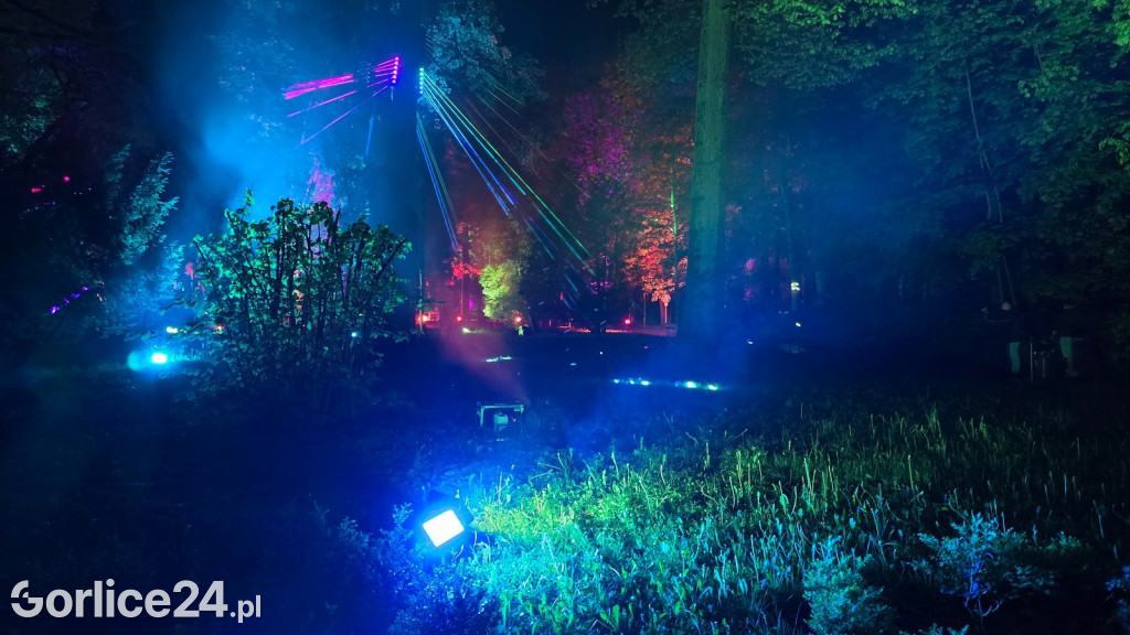 Festiwal Światła - iluminacja w Parku Miejskim (03.05.)