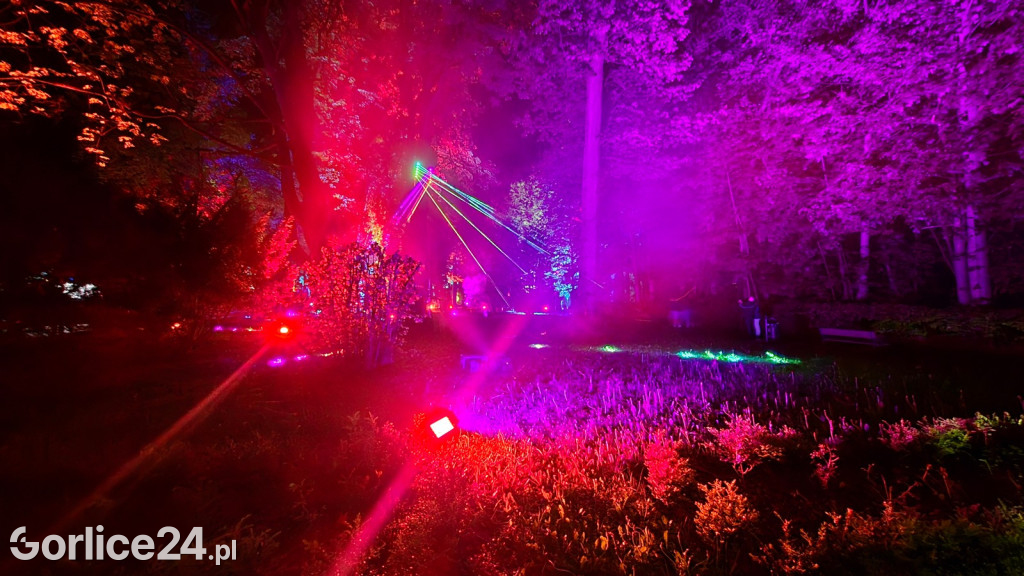 Festiwal Światła - iluminacja w Parku Miejskim (03.05.)