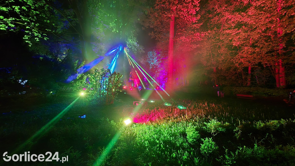 Festiwal Światła - iluminacja w Parku Miejskim (03.05.)