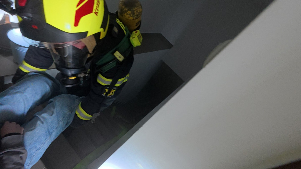 Ćwiczenia strażaków-ochotników w Moszczenicy (10.05.)