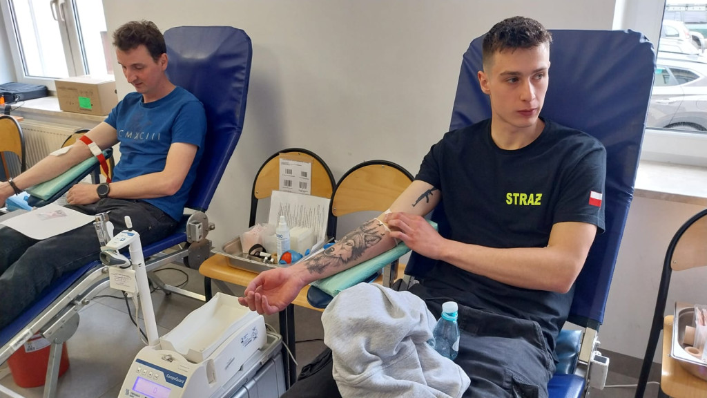 Akcja krwiodawstwa w KP PSP w Gorlicach (11.05)