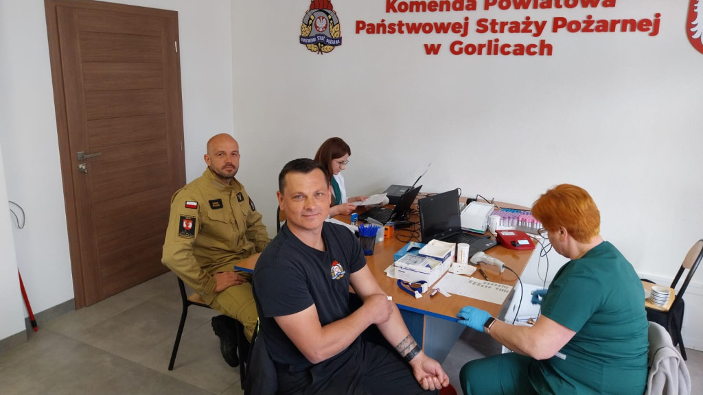 Akcja krwiodawstwa w KP PSP w Gorlicach (11.05)