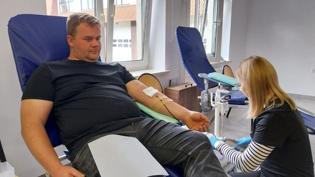 Akcja krwiodawstwa w KP PSP w Gorlicach (11.05)