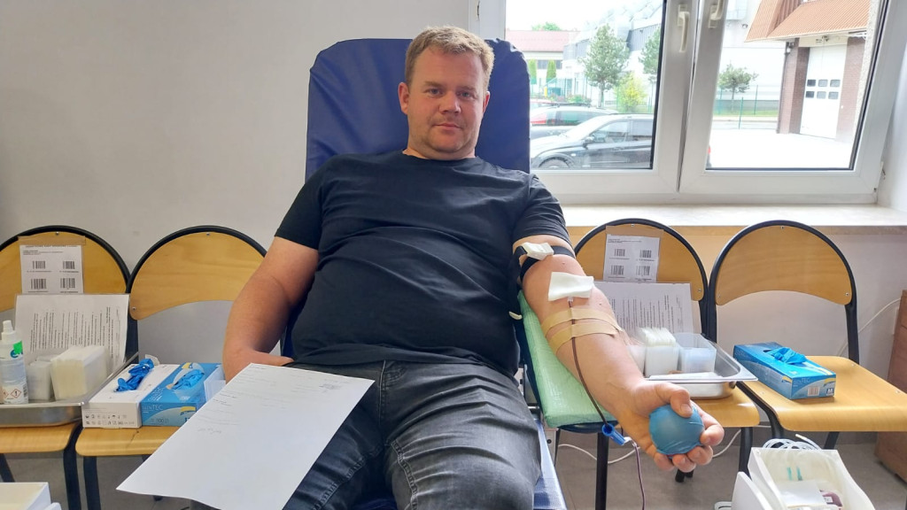 Akcja krwiodawstwa w KP PSP w Gorlicach (11.05)