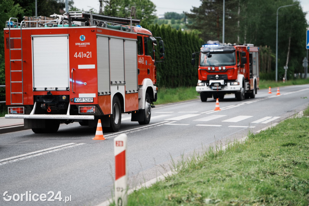 Zdarzenie drogowe w Szymbarku (18.05.)