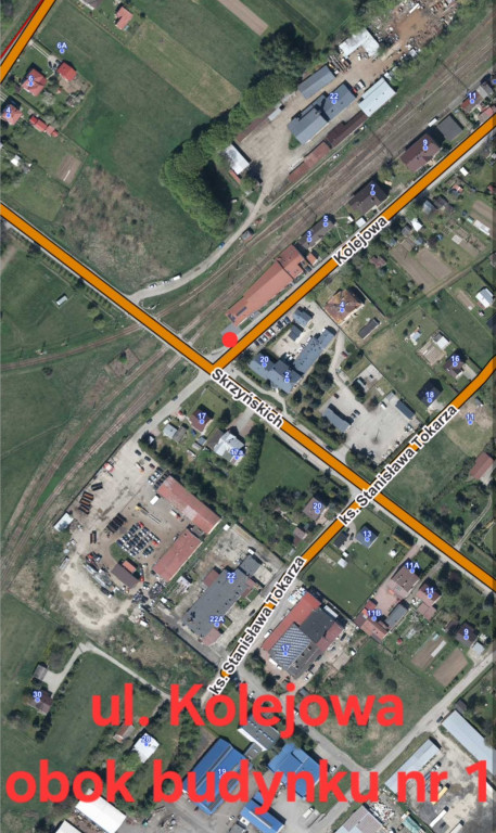 Rozmieszczenie beczkowozów w Gorlicach 21.05.