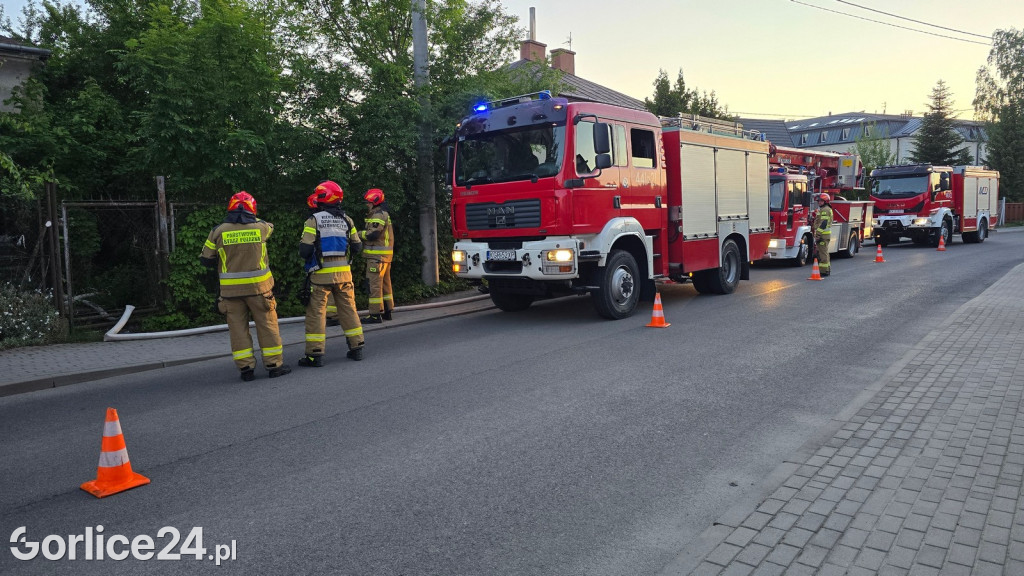 Pożar w pustostanie przy ul. Szpitalnej (27.05.)