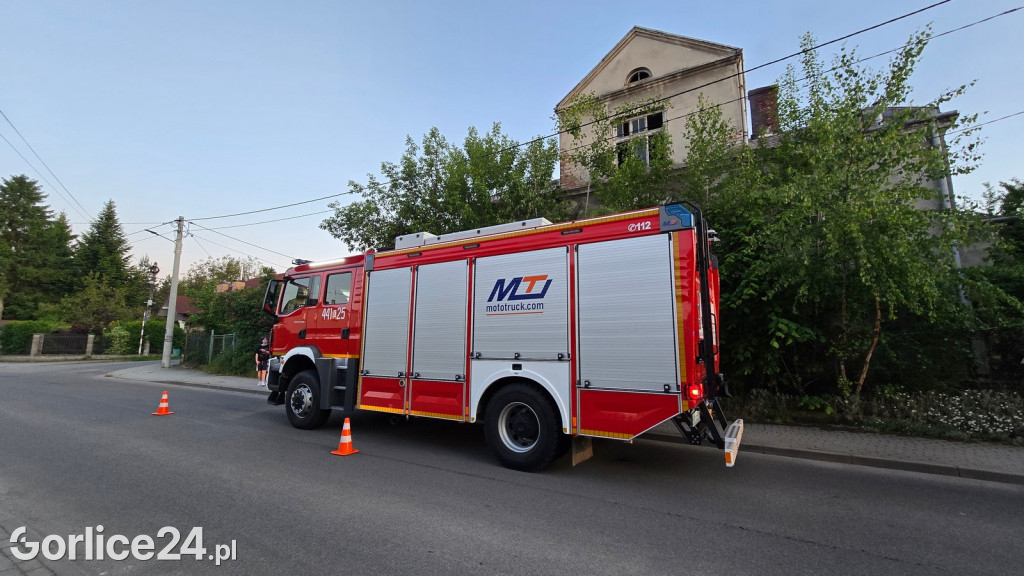 Pożar w pustostanie przy ul. Szpitalnej (27.05.)