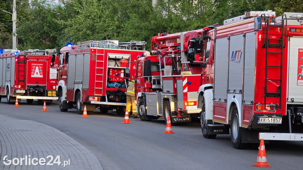 Pożar w pustostanie przy ul. Szpitalnej (27.05.)