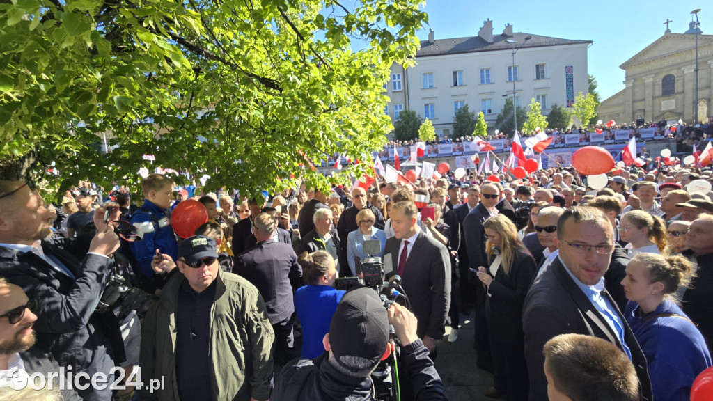 Karol Nawrocki w Gorlicach spotkał się z mieszkańcami