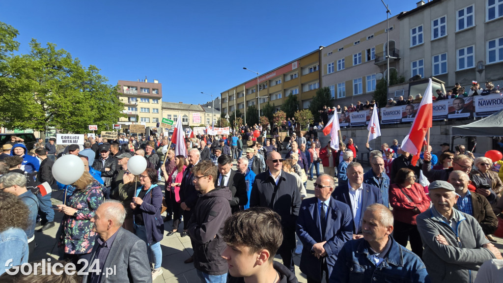 Karol Nawrocki w Gorlicach spotkał się z mieszkańcami