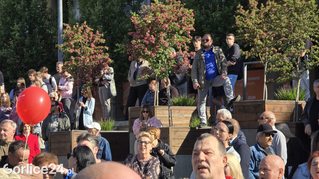 Karol Nawrocki w Gorlicach spotkał się z mieszkańcami