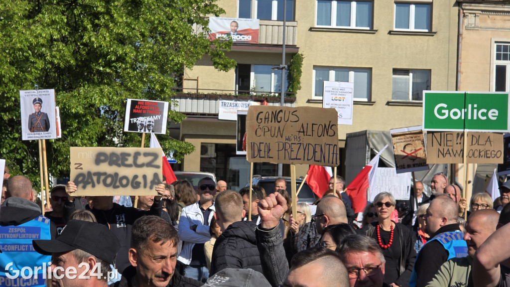 Karol Nawrocki w Gorlicach spotkał się z mieszkańcami