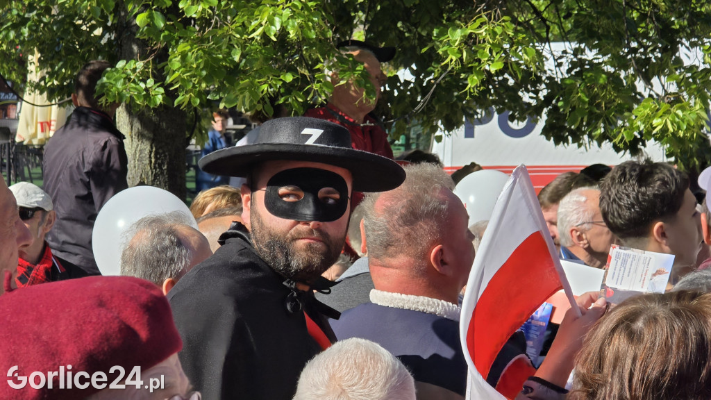 Karol Nawrocki w Gorlicach spotkał się z mieszkańcami