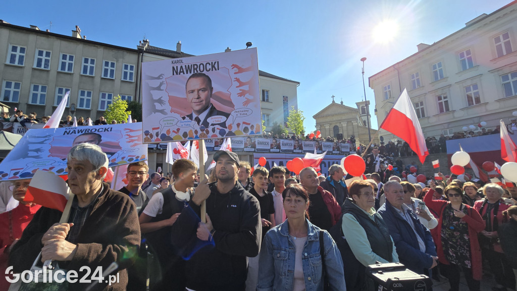 Karol Nawrocki w Gorlicach spotkał się z mieszkańcami