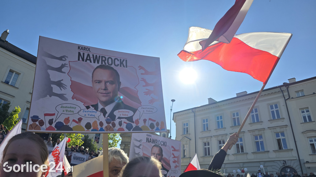 Karol Nawrocki w Gorlicach spotkał się z mieszkańcami