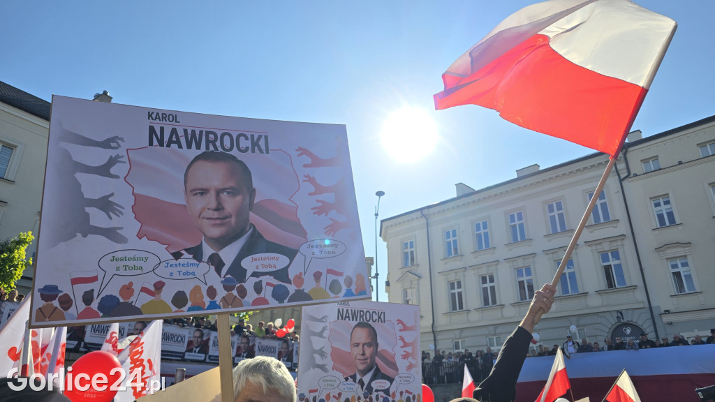 Karol Nawrocki w Gorlicach spotkał się z mieszkańcami