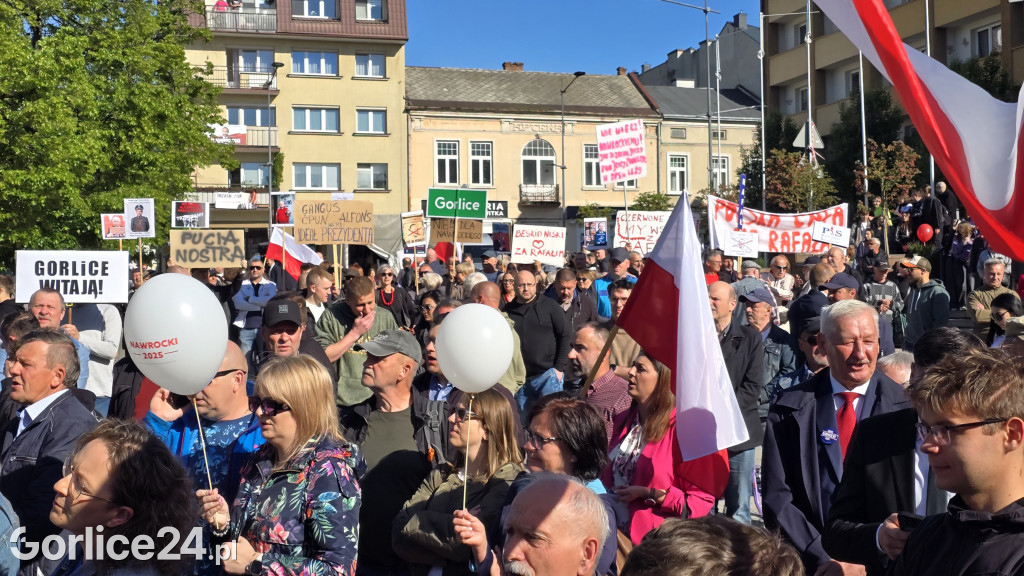 Karol Nawrocki w Gorlicach spotkał się z mieszkańcami