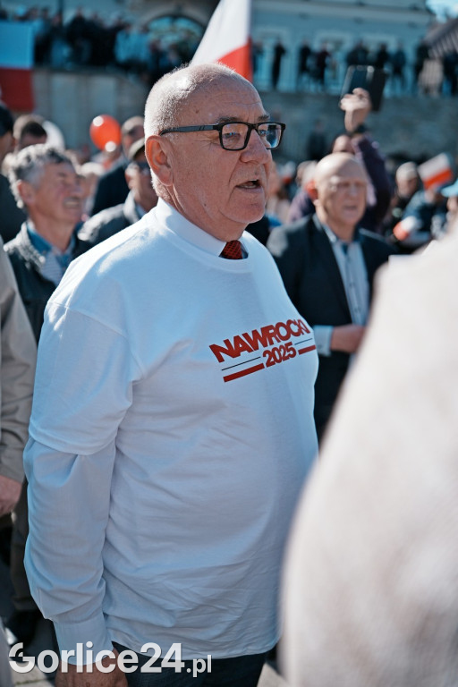 Karol Nawrocki w Gorlicach spotkał się z mieszkańcami