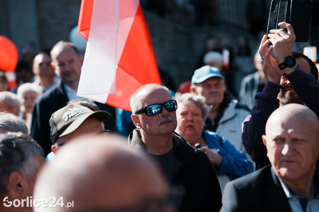 Karol Nawrocki w Gorlicach spotkał się z mieszkańcami