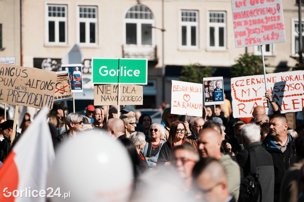 Karol Nawrocki w Gorlicach spotkał się z mieszkańcami