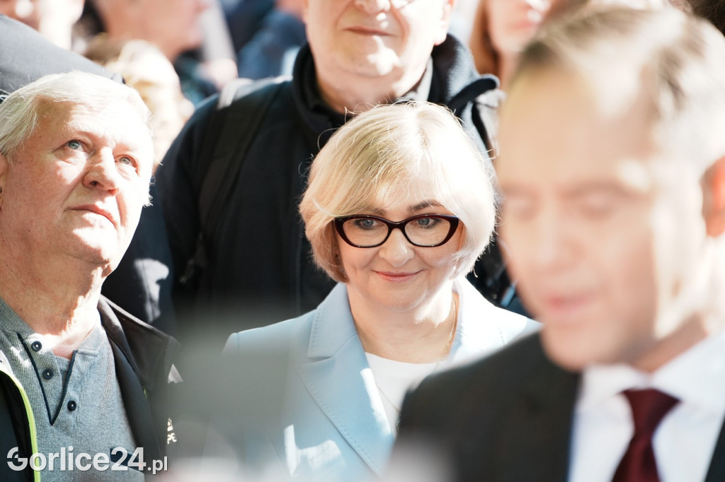 Karol Nawrocki w Gorlicach spotkał się z mieszkańcami