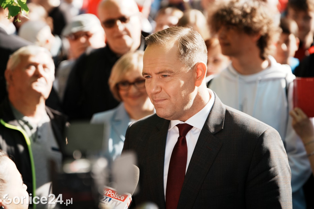 Karol Nawrocki w Gorlicach spotkał się z mieszkańcami