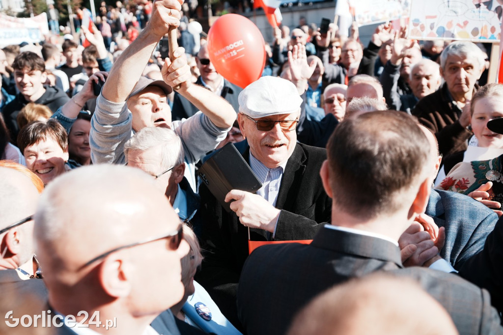 Karol Nawrocki w Gorlicach spotkał się z mieszkańcami