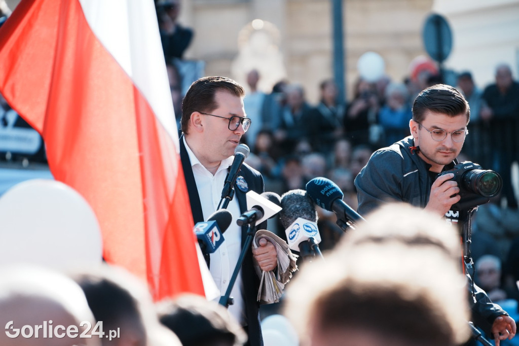 Karol Nawrocki w Gorlicach spotkał się z mieszkańcami