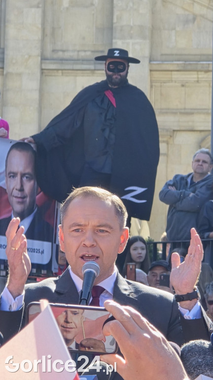 Karol Nawrocki w Gorlicach spotkał się z mieszkańcami