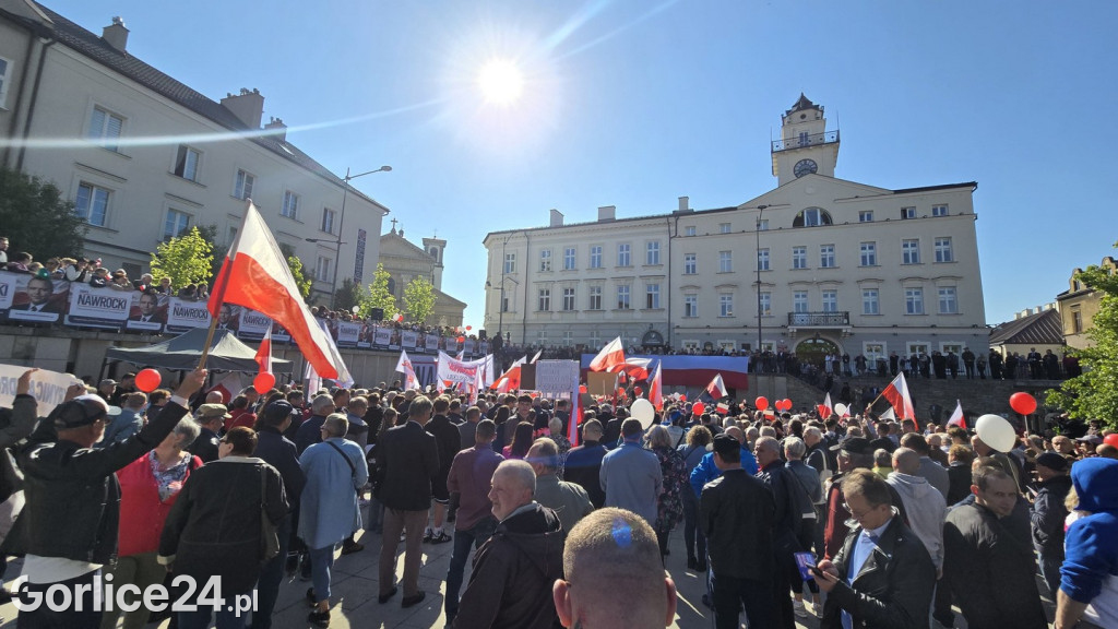 Karol Nawrocki w Gorlicach spotkał się z mieszkańcami