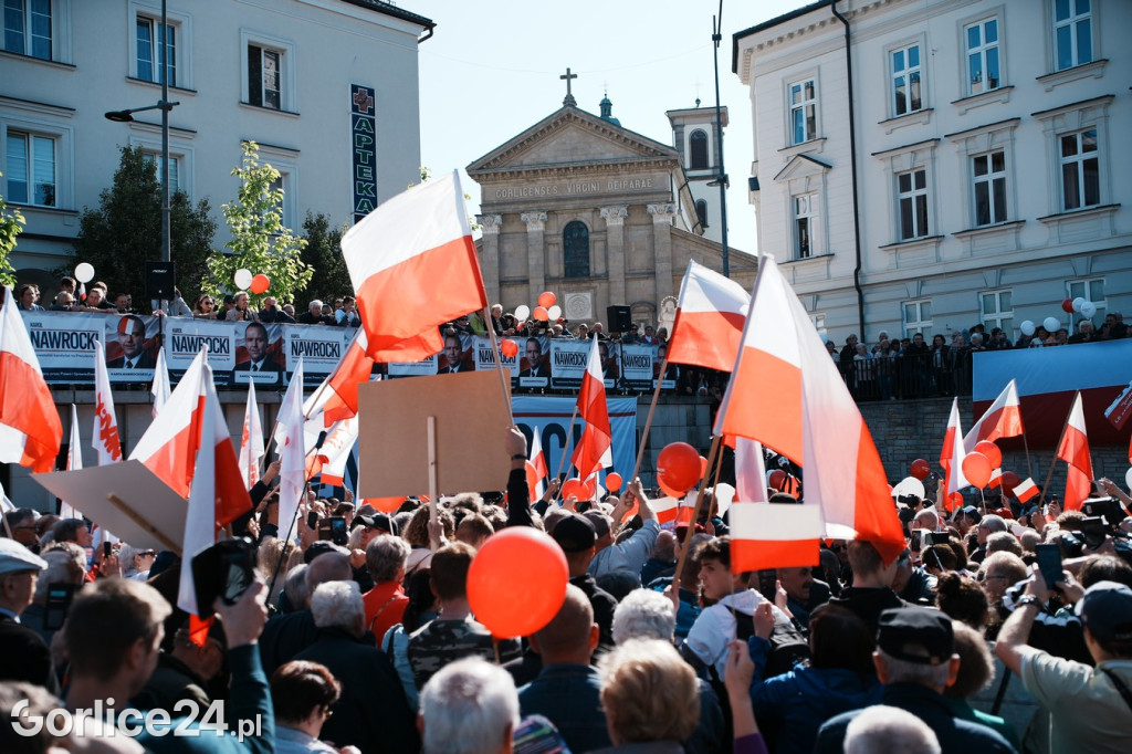Karol Nawrocki w Gorlicach spotkał się z mieszkańcami