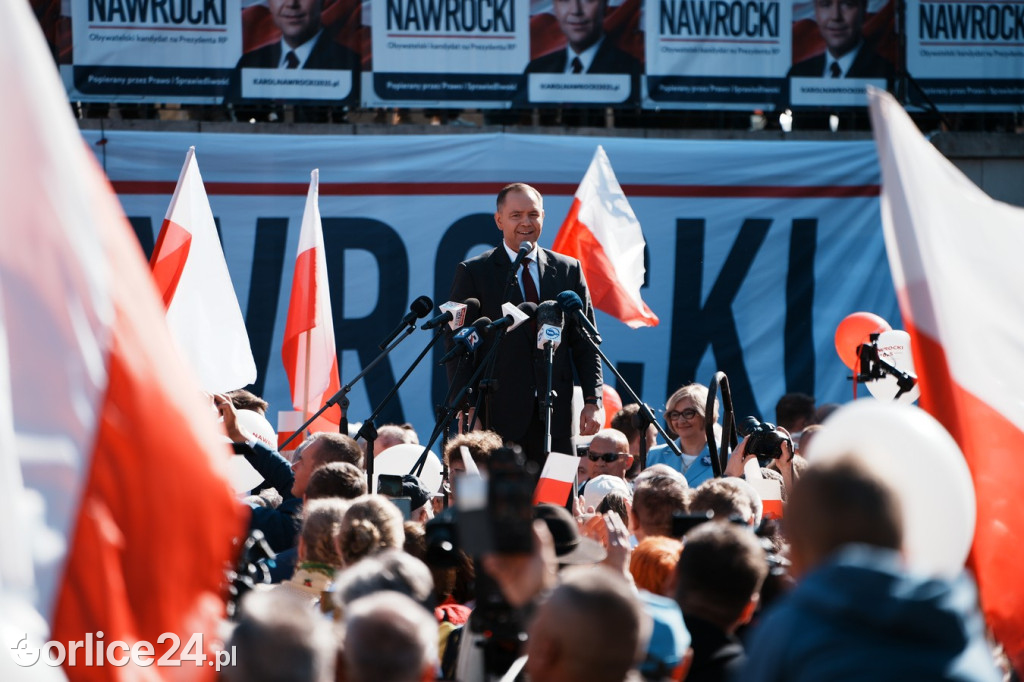 Karol Nawrocki w Gorlicach spotkał się z mieszkańcami