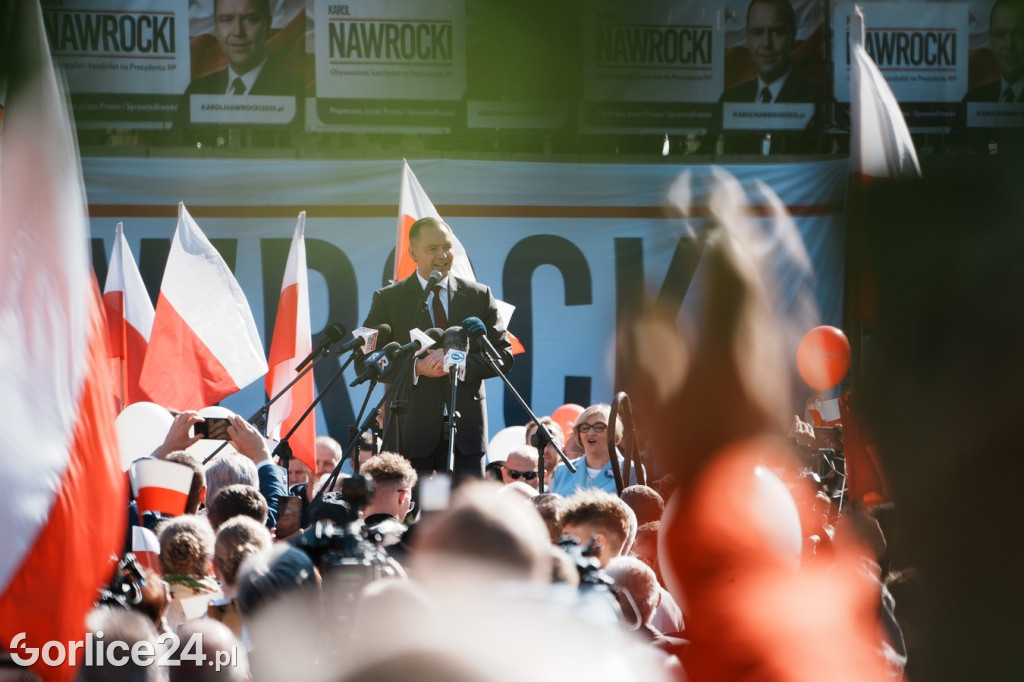Karol Nawrocki w Gorlicach spotkał się z mieszkańcami