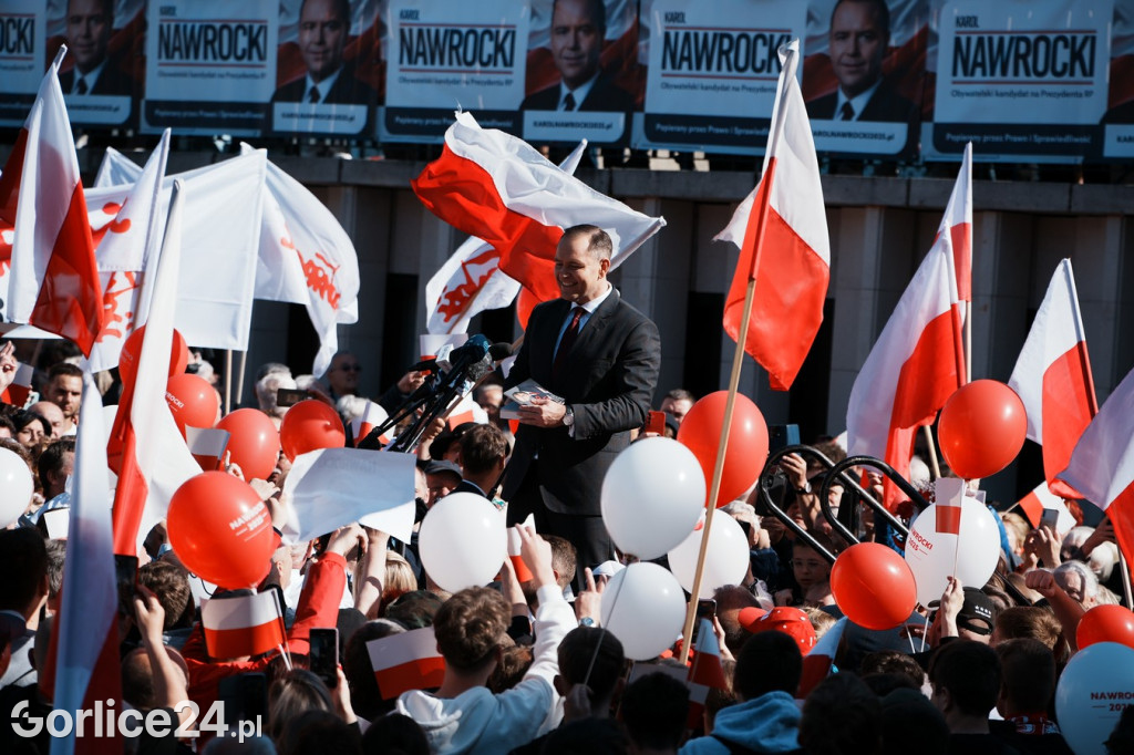 Karol Nawrocki w Gorlicach spotkał się z mieszkańcami