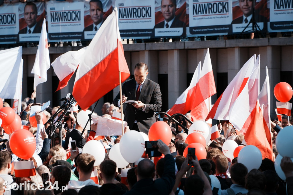 Karol Nawrocki w Gorlicach spotkał się z mieszkańcami