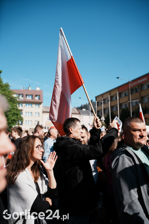Karol Nawrocki w Gorlicach spotkał się z mieszkańcami