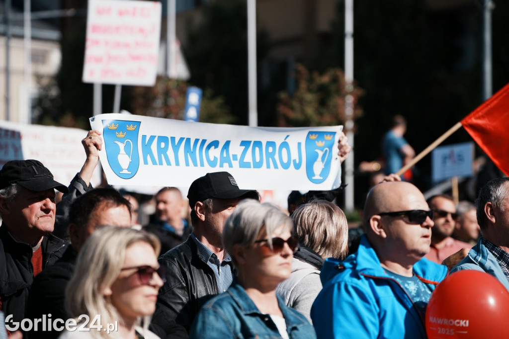 Karol Nawrocki w Gorlicach spotkał się z mieszkańcami