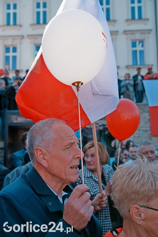 Karol Nawrocki w Gorlicach spotkał się z mieszkańcami