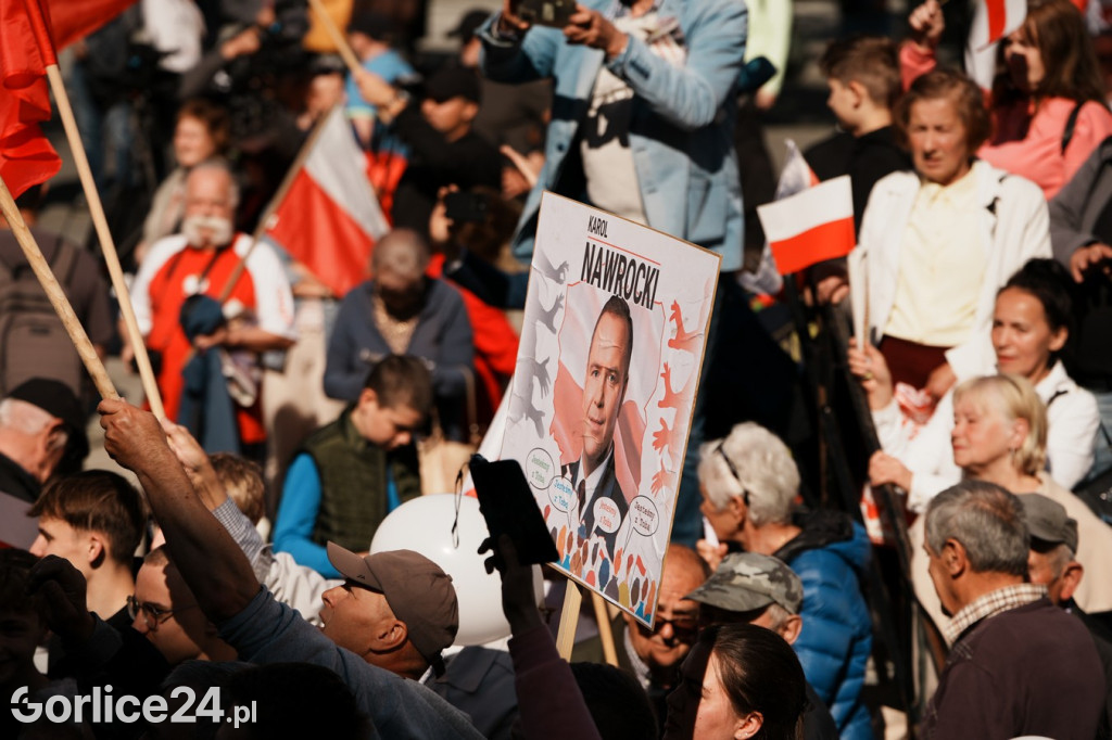 Karol Nawrocki w Gorlicach spotkał się z mieszkańcami