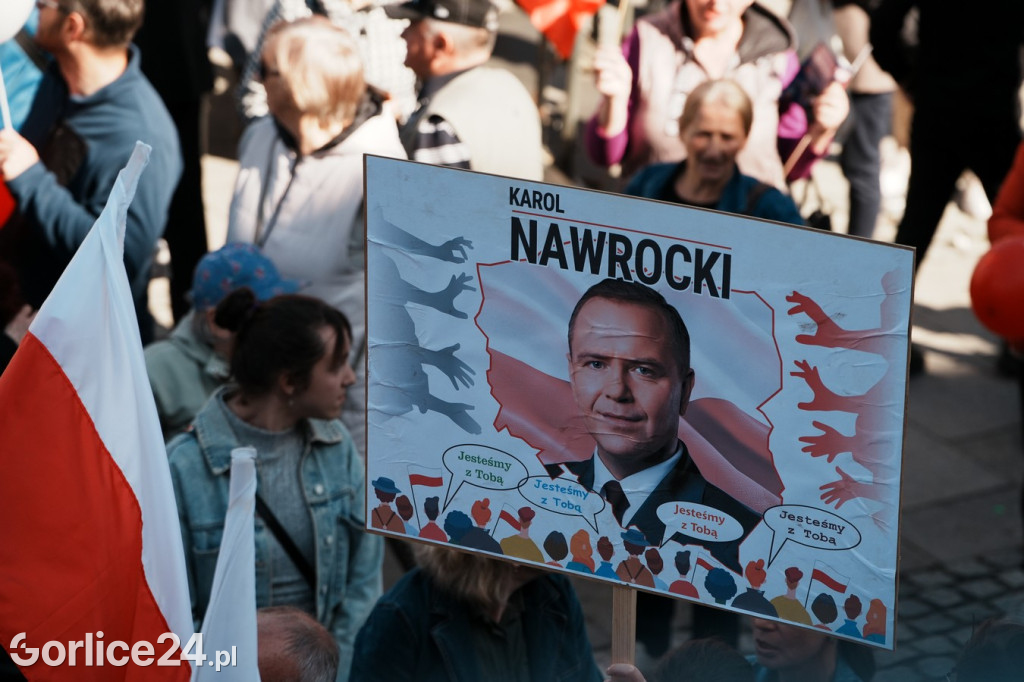 Karol Nawrocki w Gorlicach spotkał się z mieszkańcami