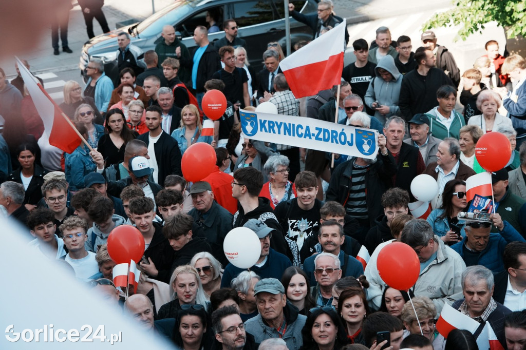 Karol Nawrocki w Gorlicach spotkał się z mieszkańcami