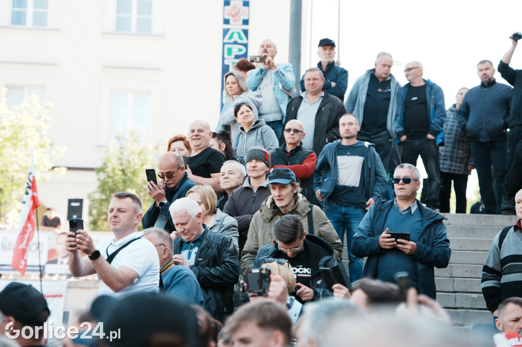 Karol Nawrocki w Gorlicach spotkał się z mieszkańcami