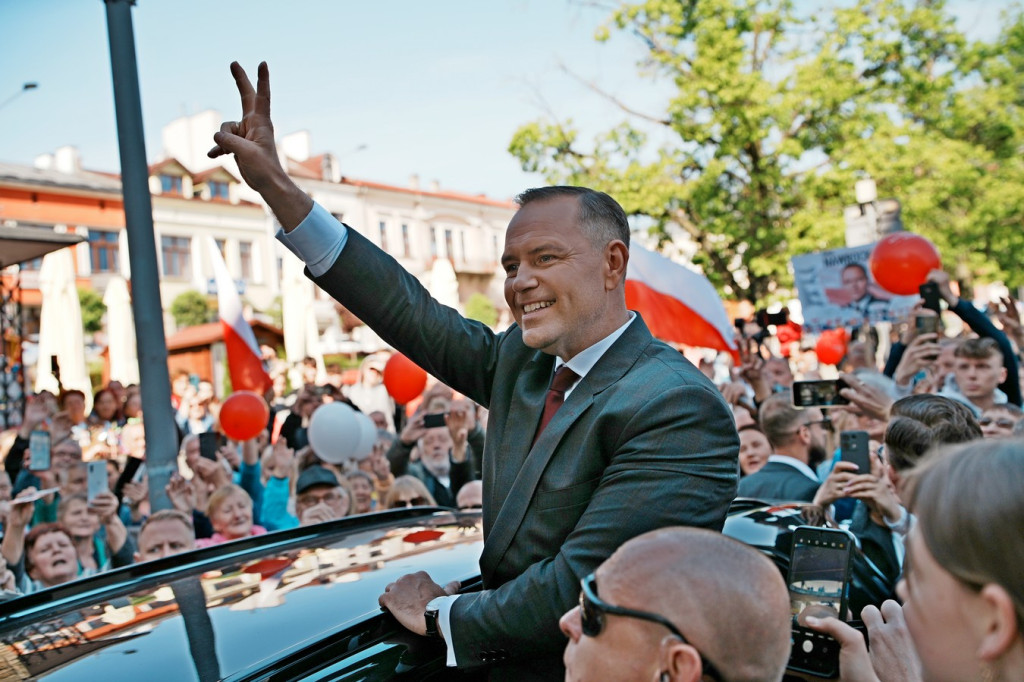 Karol Nawrocki w Gorlicach spotkał się z mieszkańcami