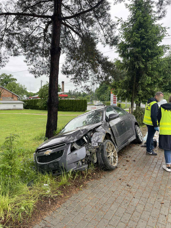 Zdarzenie drogowe na Zakolu w Gorlicach