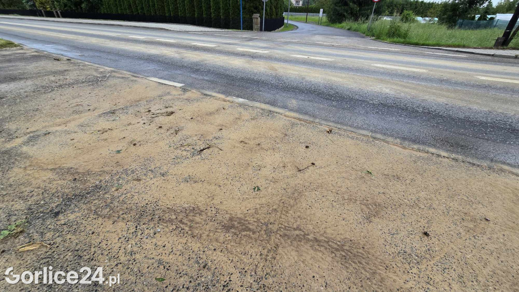 Ulice Węgierska i Tęczowa po ulewie (02.06.)