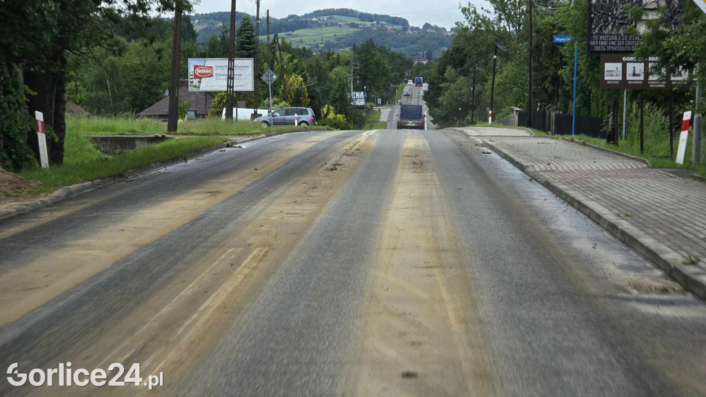 Ulice Węgierska i Tęczowa po ulewie (02.06.)