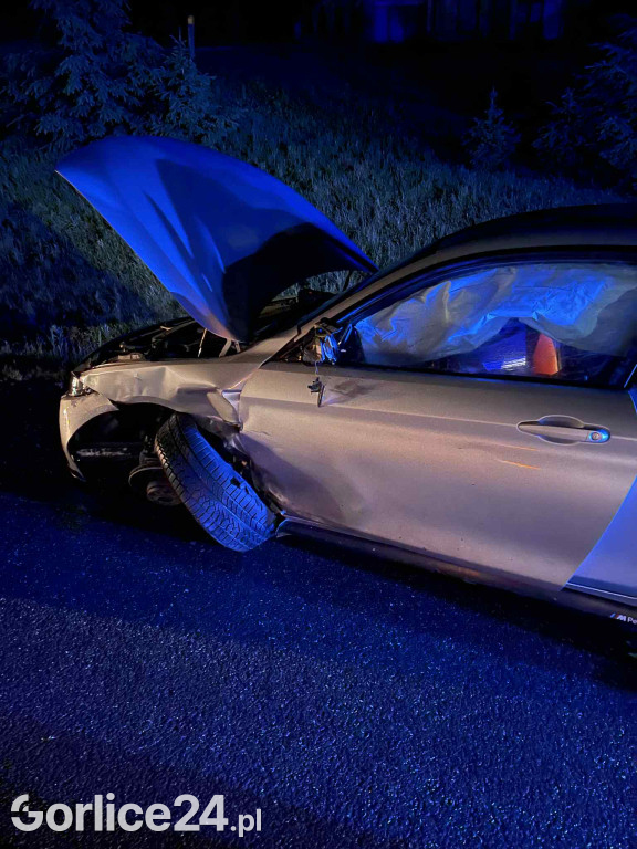 Zderzenie samochodów w Szymbarku (08.06.)