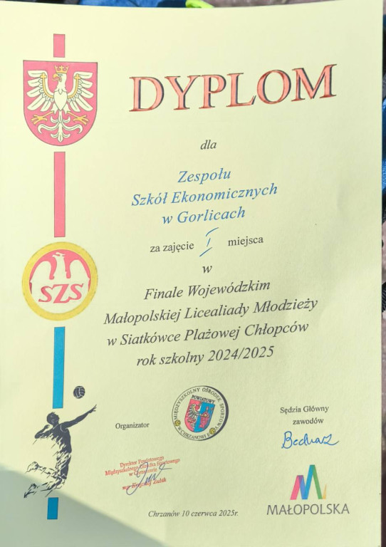 Ekonomik Mistrzem Województwa w siatkówce plażowej